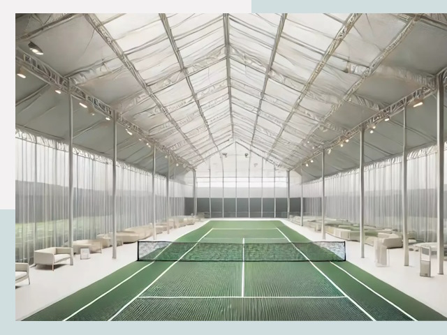 Строительство теннисных кортов в Сибае