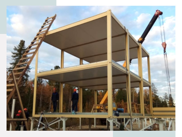 Строительство модульных здания Сибай