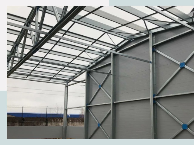 Каркасные ангары от СтальСтрой-Сба по цене от 617 руб.