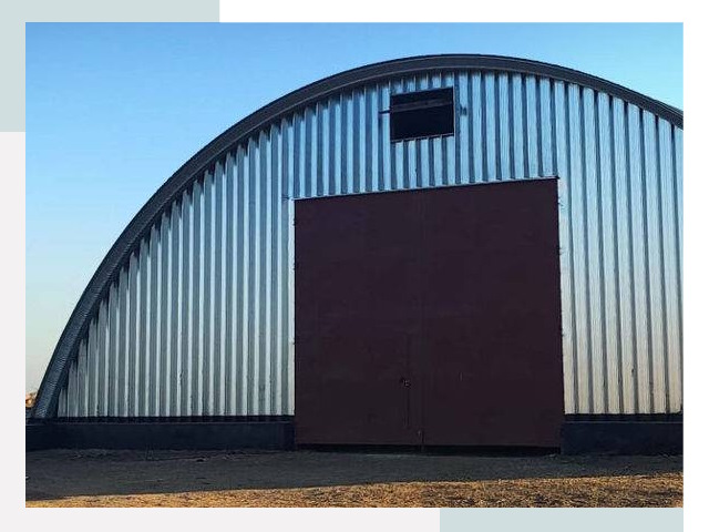 Бескаркасные ангары в Сибае