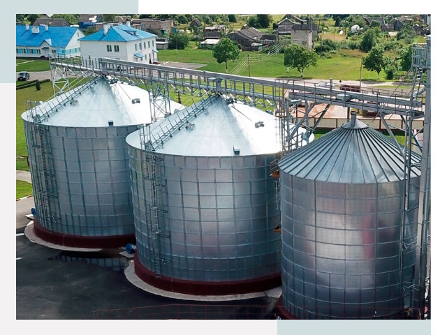 Металлические силосы в Сибае