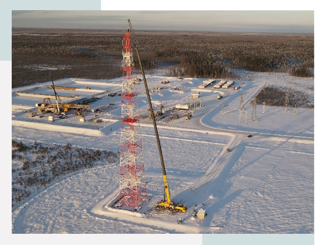 Мачты связи в Сибае