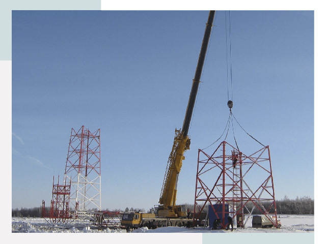 Монтаж вышек связи в Сибае