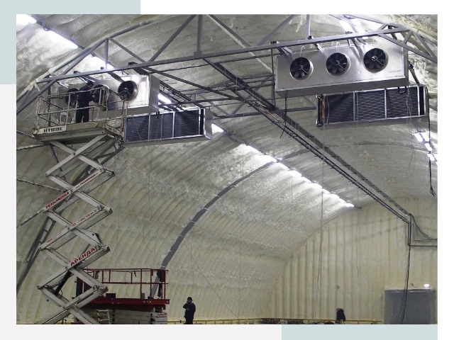 Оснащение ангаров в Сибае