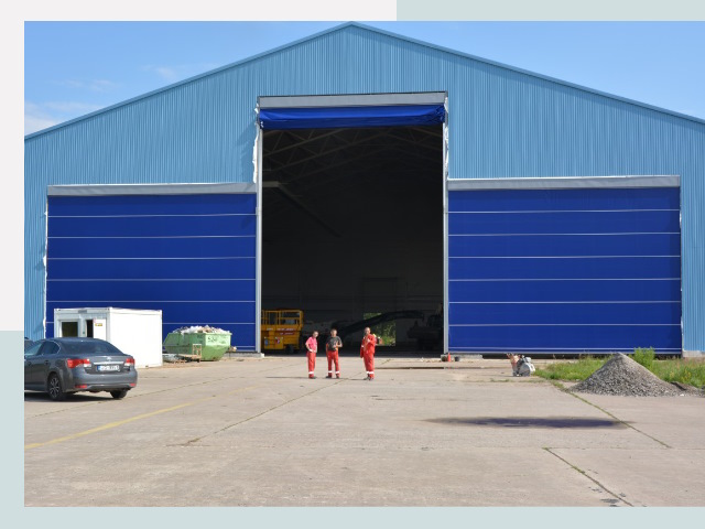 Ангарные ворота в Сибай от СтальСтрой-Сба по цене 617 руб.