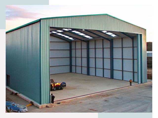 Строительство ангаров в Сибае